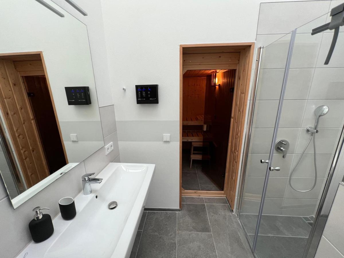 Ferienhaus Auszeit Mit Sauna Schwarz ภายนอก รูปภาพ