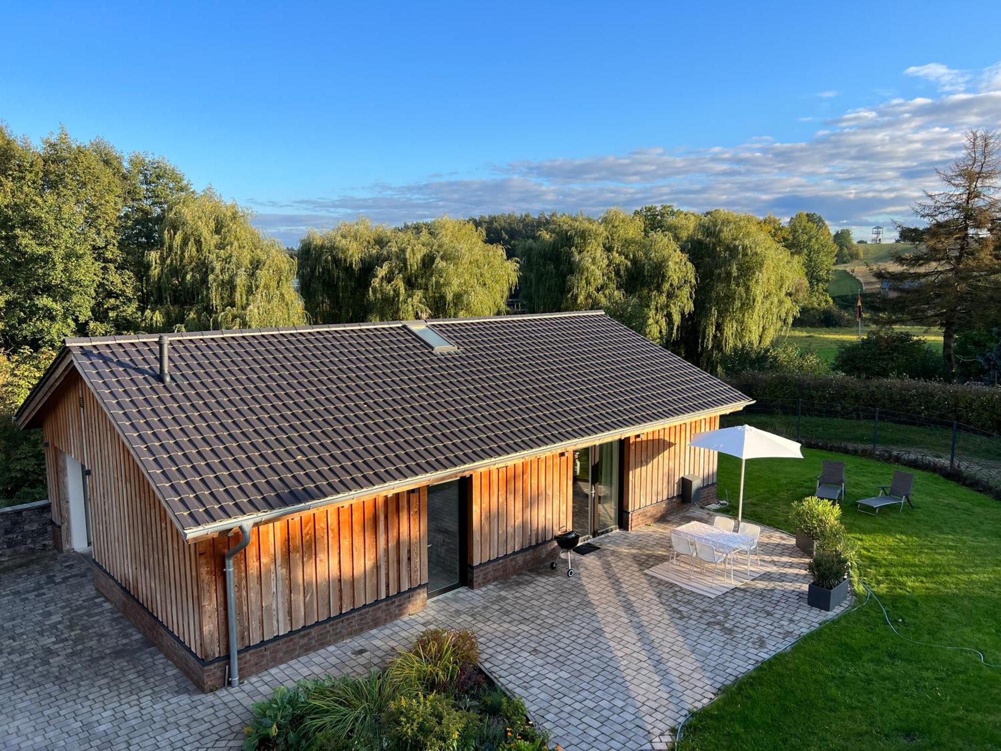 Ferienhaus Auszeit Mit Sauna Schwarz ภายนอก รูปภาพ